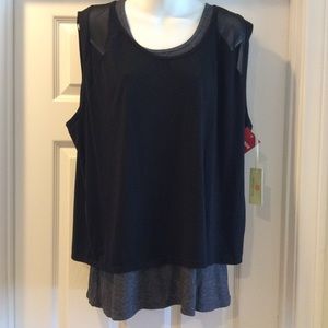 NWT Tangerine Tank Top Workout Gear Size XL